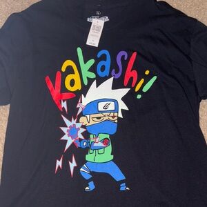 Black Kakashi Long Sleeve Tee